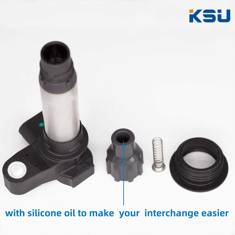 KSU Ignition Coil Pack Compatible With Buick Enclave Cadillac SRX STS ATS CTS Chevy Malibu Impala Traverse Pontiac Saab Saturn Camaro Outlook Suzuki GN10494 D515C UF569 C1555 V6 3.6 2.8 3.0 (6 PCS) - Image 5